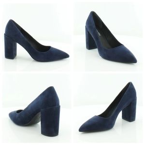 Kenneth Cole Margaux Suede Block Heel - Size 6